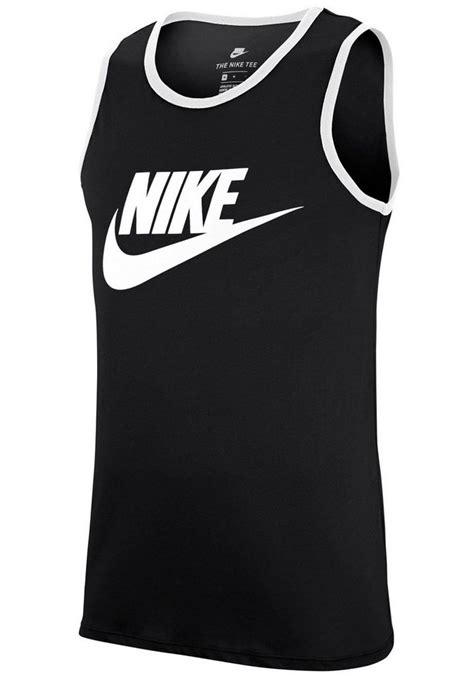 nike ace trägershirt mit logo in schwarz|nike ace logo tank top for sale .